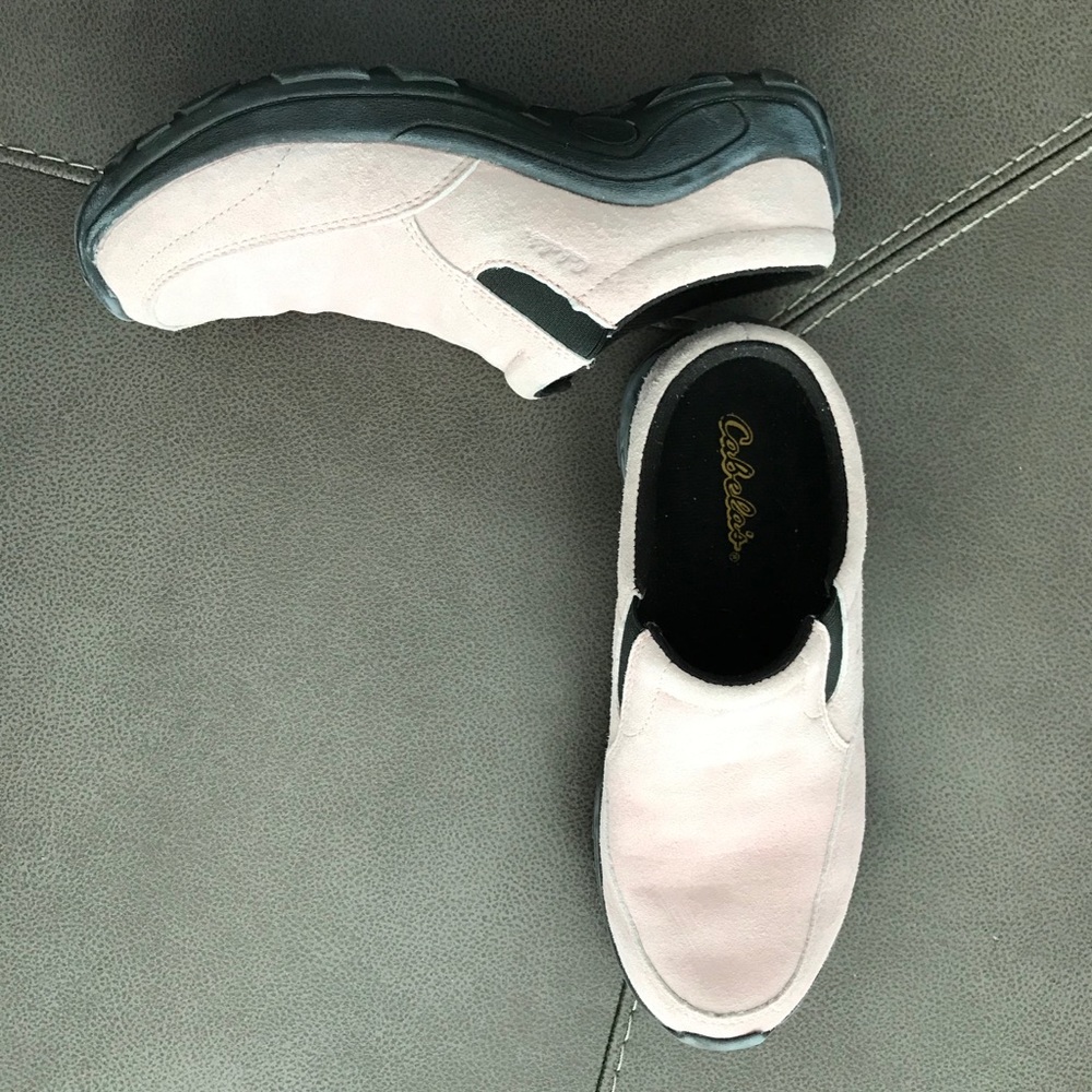 Cabela’s Light Pink SlipOn Leather Shoes, Sz 8